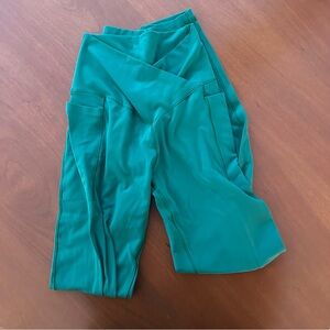aerie green leggings xs
